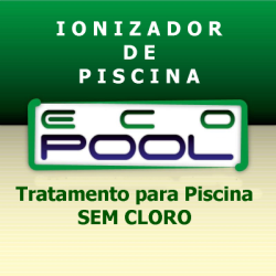 IONIZADOR DE PISCINA ECOPOOL - Tratamento sem cloro para 55 mil litros