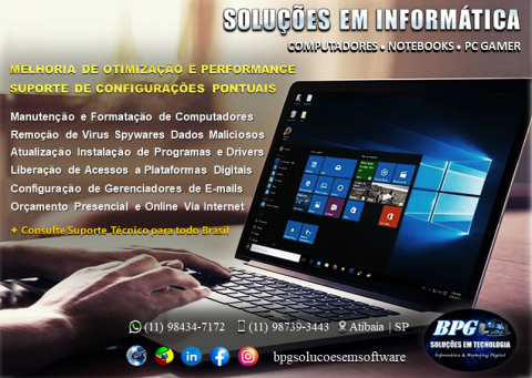 Manutençao de Computadores e Noteboos