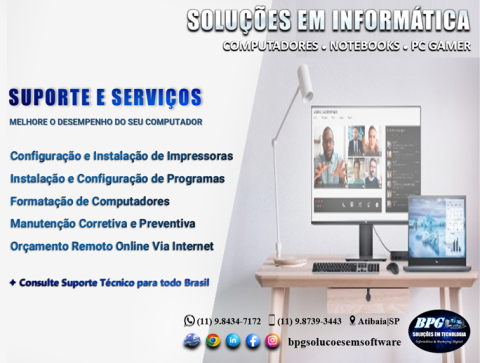 Manutenção Configuração Serviços de Informática